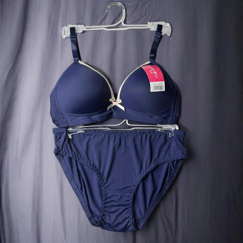 Veloura Lightly Padded Bra & Panty Set – Soft Luxe Comfort