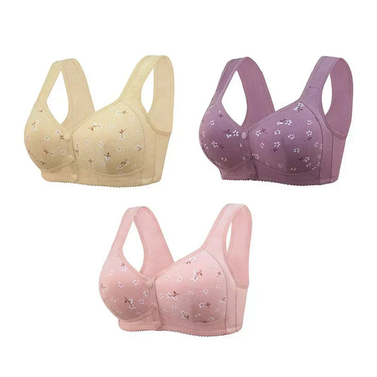 2025 New Anti Sagging Front Open Button Bra