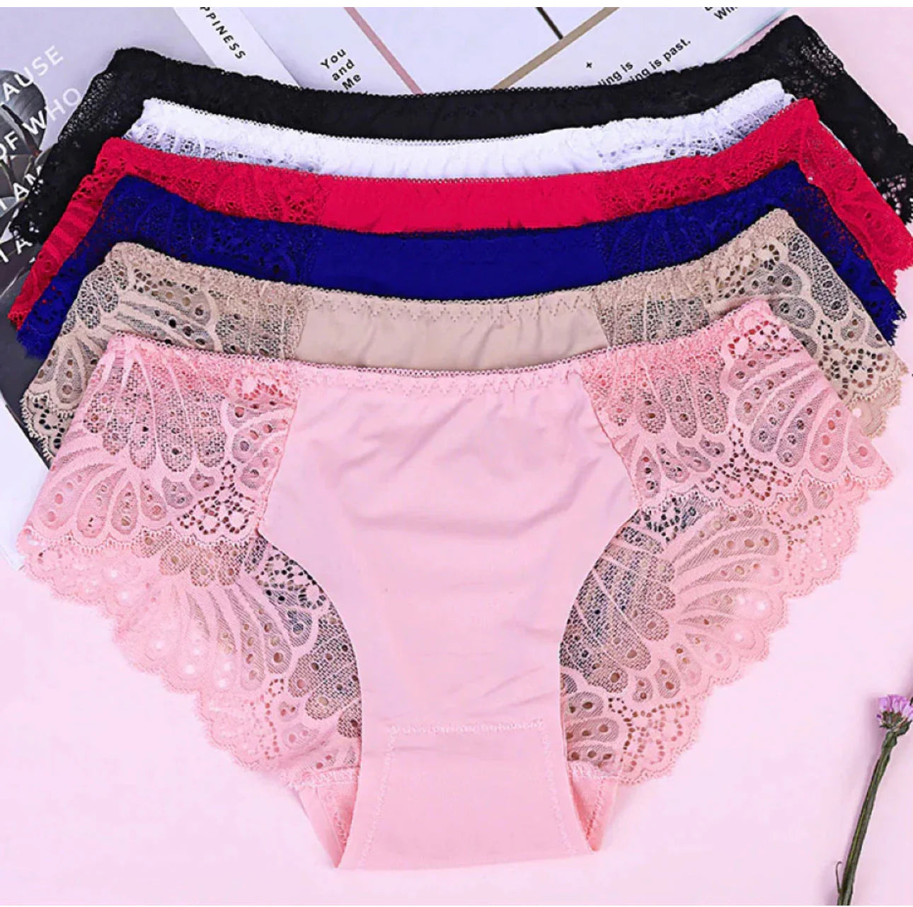 Half Net Cotton Panty