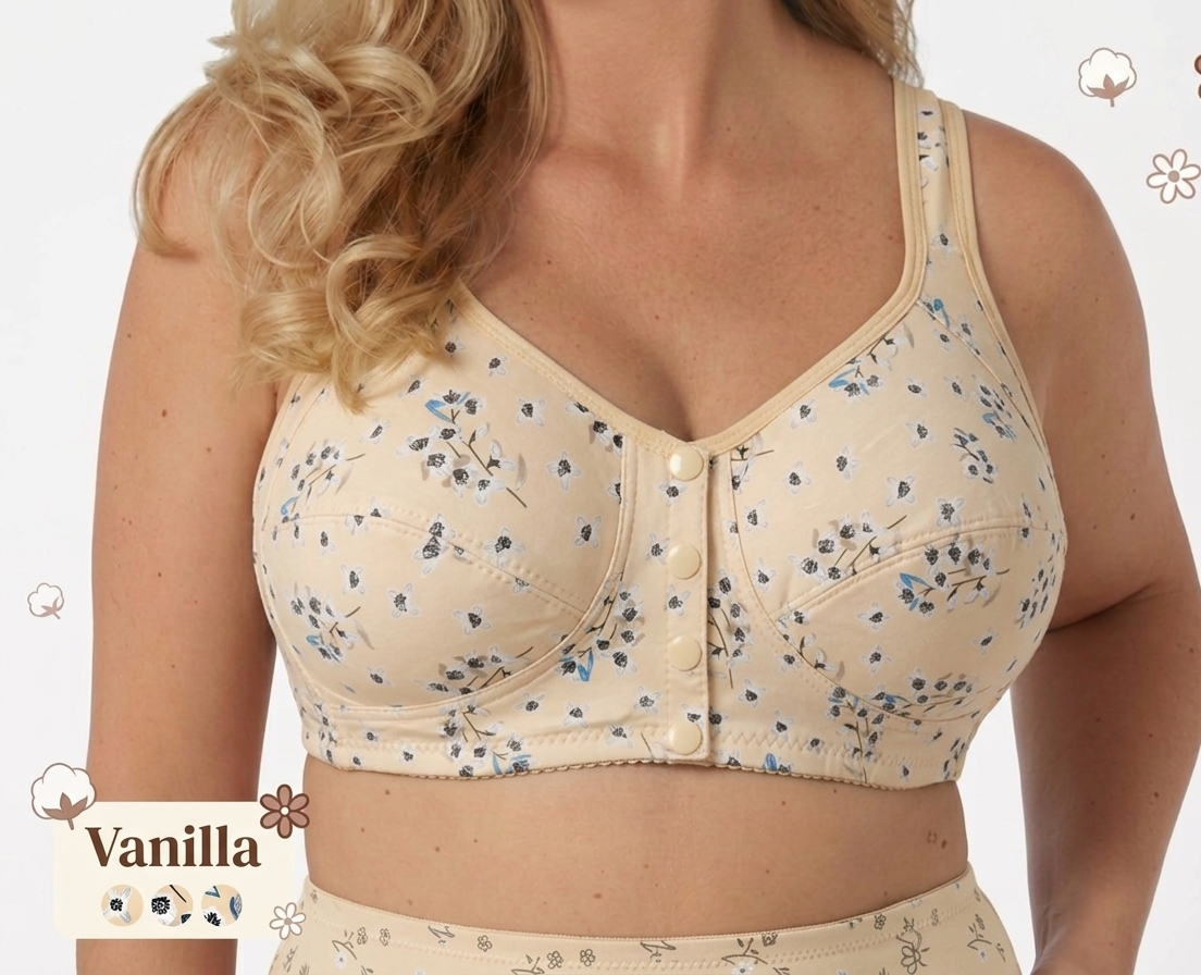 2025 New Anti Sagging Front Open Button Bra