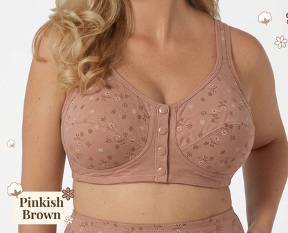 2025 New Anti Sagging Front Open Button Bra
