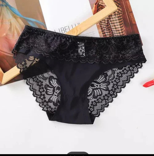 Half Net Cotton Panty