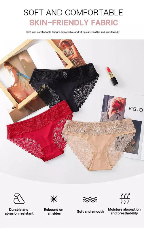 Half Net Cotton Panty