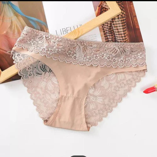 Half Net Cotton Panty