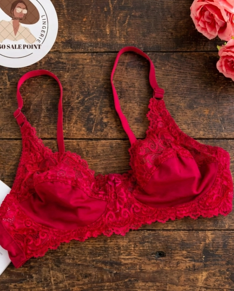 Daily Wear Half Net Summer Bra – Breathable Lightweight Mesh Bra