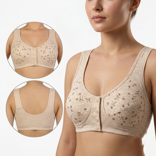 New Anti Sagging Front Open Button Bra
