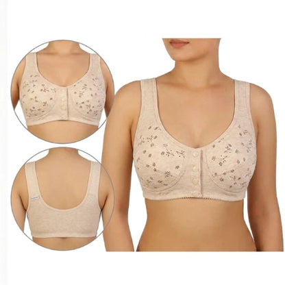 New Anti Sagging Front Open Button Bra