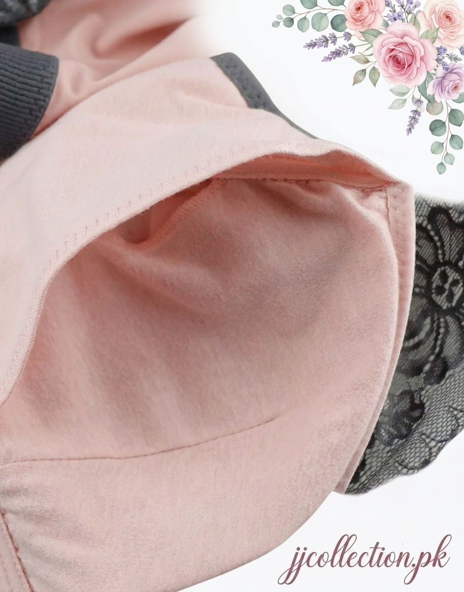 Ribbed Post-Surgical Recovery Bra with Front Zipper & Prosthesis Pockets